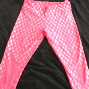 Women’s Zumba pink💕 with silver Z comfy leggings!
